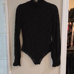 ODDY Black Lace Bodysuit